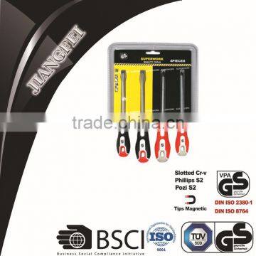 A9988-22 4 PCS THREE COLORS custom cheap flat screwdriver SET