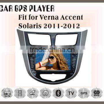 Fit for Hyundai verna/accent/solaris 2011-2012 multimedia car dvd player dvd + gps