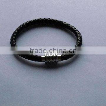 High quality professional peace leather bracelet for man