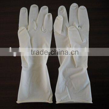 Disposable latex surgical gloves