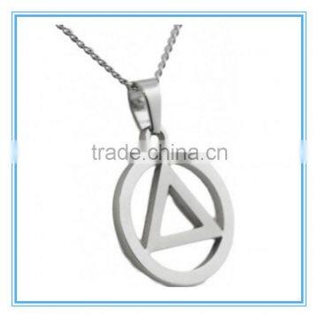 12 Step Recovery stainless steel Pendant