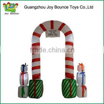 colorful PVC advertising inflatable party arch/ inflatable christmas decoration