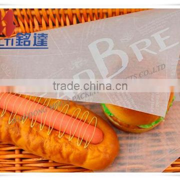 Food wrapping waxed grease proof paper