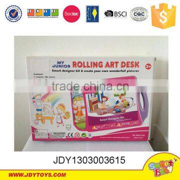 New Rolling art desk,drawing board projector kid toys.