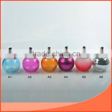 270ML BALL SHAPED GLASS SPICE JAR WITH METAL LID