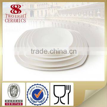 white enamel cookware dish plate , western dinnerware sets for family use