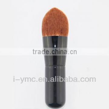 tip foundation brush-black handle, goat hair