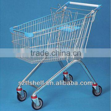 HOT SALE the supermarket racks supermarket shopping trolley made in jangsu china TF-1002