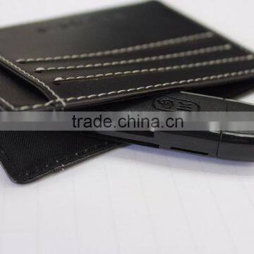 2016 Hot Sales Travel Vintage Style Genuine/pu Leather Credit Card Holder, Customer Design Card Holder photo-2