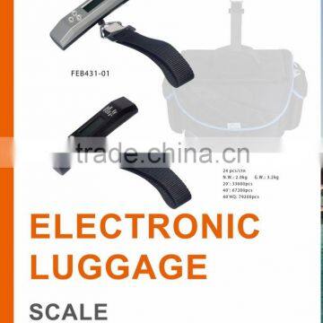 40KG Plastic digital luggage scale with tape measure with high quality