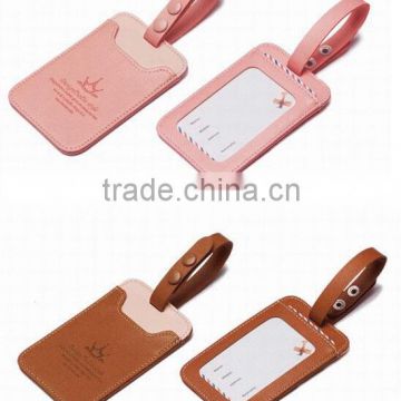 Promotional PU/Genuine/PVC Luggage Tag