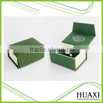 Luxury Foldable Cardboard Fancy Paper Velvet Jewelry Rings Box