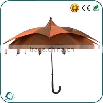 particular design manual open big size outdoor rain umbrella of good quality