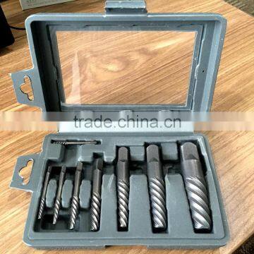 8pc Sheared Broken Bolt Screw Stud Extractor Set 3-26mm Remover Easy Out Tool photo-4