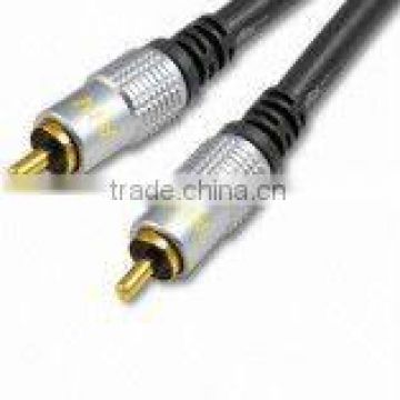 1 RCA plug to 1 RCA plug cable