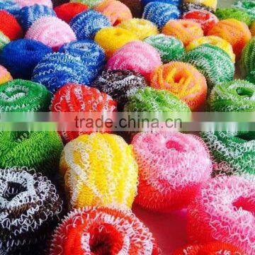 Polyester fiber scourer from china