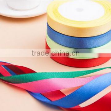 Double face polyester ribbon with foam core