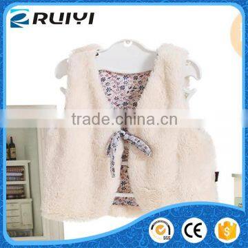 wholesale children's boutique clothing baby girls clothes fake fur winter vest