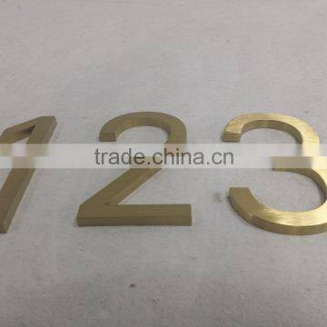 High Quality Brass Coating House Number photo-2