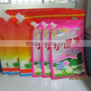 Printed Plastic Detergent Stand Up Pouch