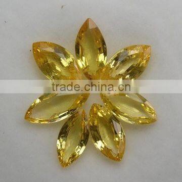 Top AAA Quality Yellow Sapphire Quartz Loose Gemstone photo-3
