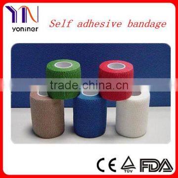 Colored Printed Self-adhesive Elastic Bandage with CE FDA