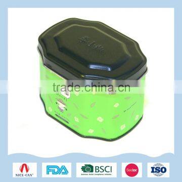 Custom printed chinese tea tin box packaging