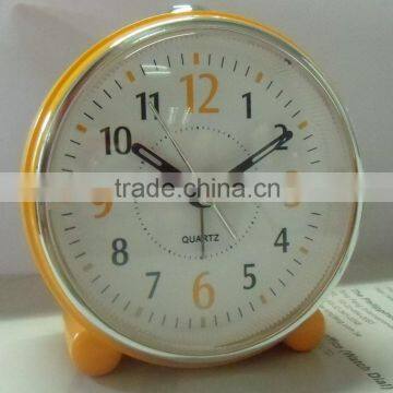 Orange Sweep touch light home use Alarm clocks with feet