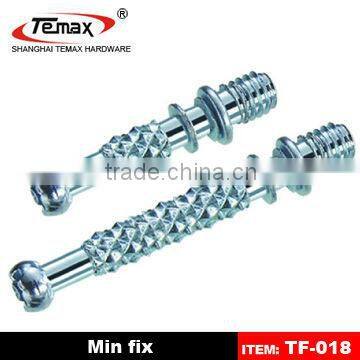 TF-018 Steel Zinc alloy Cabinet Dowel Screw M6