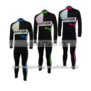 Lycra Fabric Custom Long Sleeve cycle wear