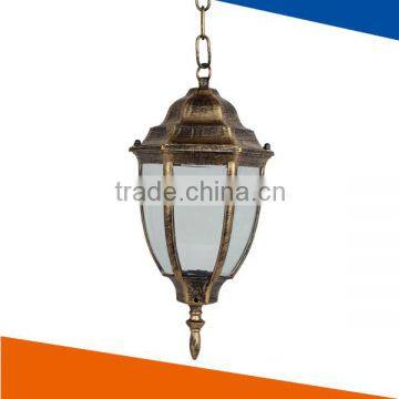 Hot Sale Ancient Gold Outdoor Hanging Palace Lamp, 60W 100W Garden Light, IP44 photo-2