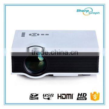 Wholesale UNIC 800Lumens Mini Ultra HD LED 1080p Beamer Projector UC40+ for Computer photo-6