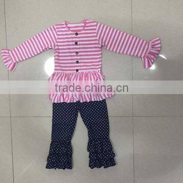 China Wholesale Christmas Tree Printing Little Girls Boutique Remake Clothing Sets Fall Winter Clothing Baby Girls photo-6