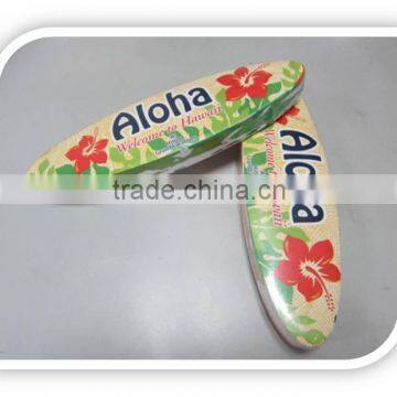Customer Special Design Triangle Shape Compressed Towel Fan-shaped Compressed Beach Towel With Velour Printing