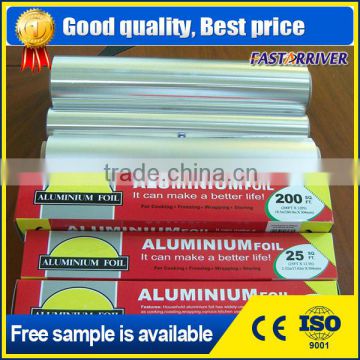 Metallic aluminum foil wrapping material silver aluminum foil