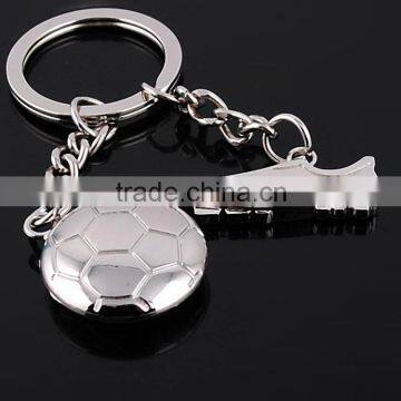 Custom football and shoes metal key chain/ key ring