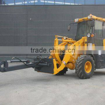 SZM ZL-16 Front end wheel loader with excavator bucket, digger, clamp, log grapple attachments