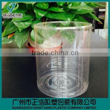 custom PVC/PET transparent plastic cylinder