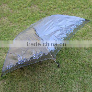 flower folding lace sun umbrella
