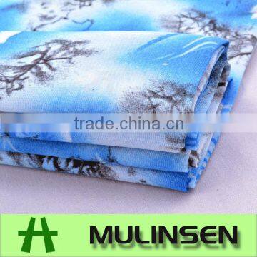 Mulinsen Textile Flower Printed Koshibo Fabric For Dress