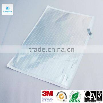 Aluminium foil sticker with peel off paper backing