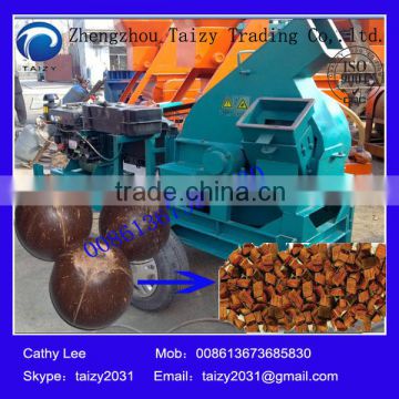 Hot selling coconut shell chipper machine for greenhouse(whatsapp+86 13673629307)