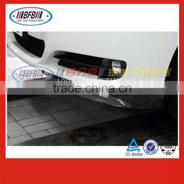 auto body parts front bumper lip splitter E90 3 series LCI 2009-2011 FOR BMW black carbon fiber