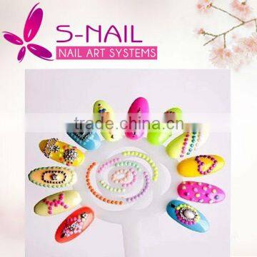 Most popular fresh color round nail art stud,studs for nail decoration,metal nail decoration