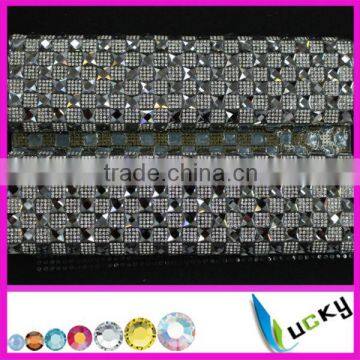 2014 new design hot fix rhinestone banding