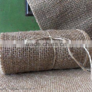 New Arrival Woven Natural Rustic Jute Burlap Chair Sashes Bows Vintage Wedding decoration