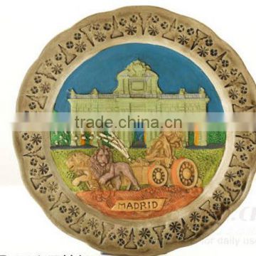 ceramic embossed plate 28.5cm