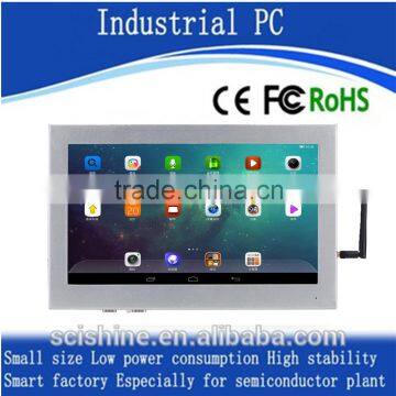 industrial embedded computer with touch screen for Windows 7/8/10/xp Android