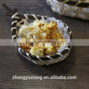 Bamboo Woven Snacks Basket for Restaurant and Dining Room photo-2