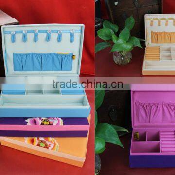 115032111jewelry box for rings, necklace, bracelet, earrings storage